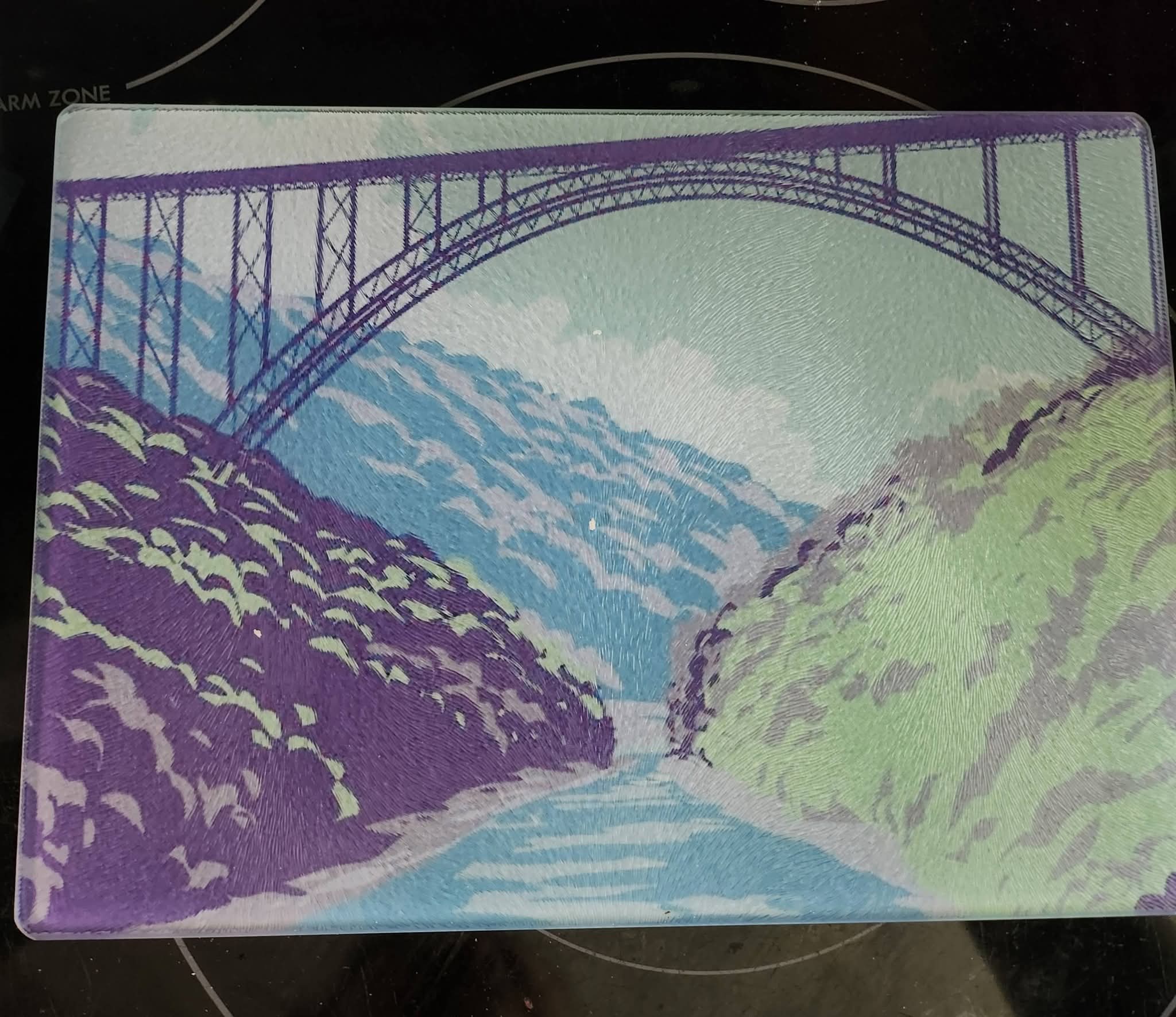 New River Gorge Bridge cutting board