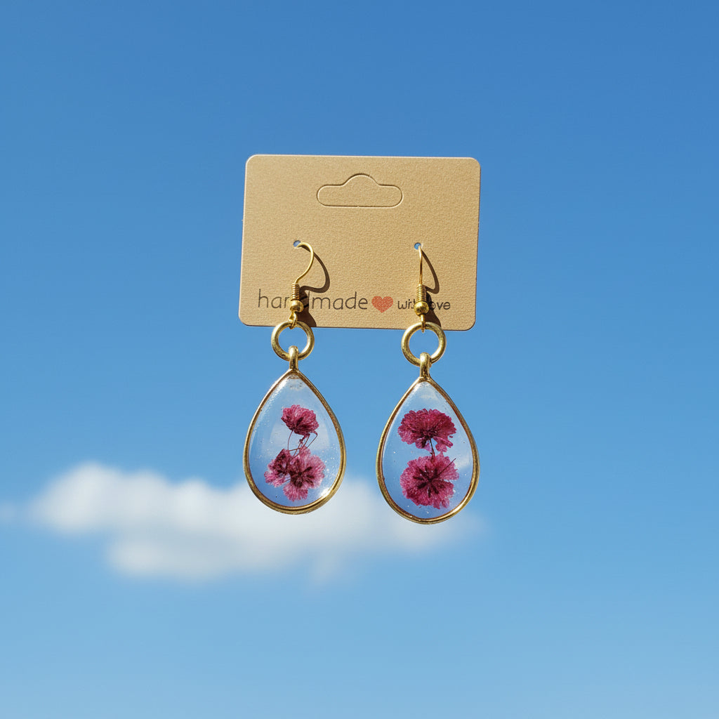 Flower earrings
